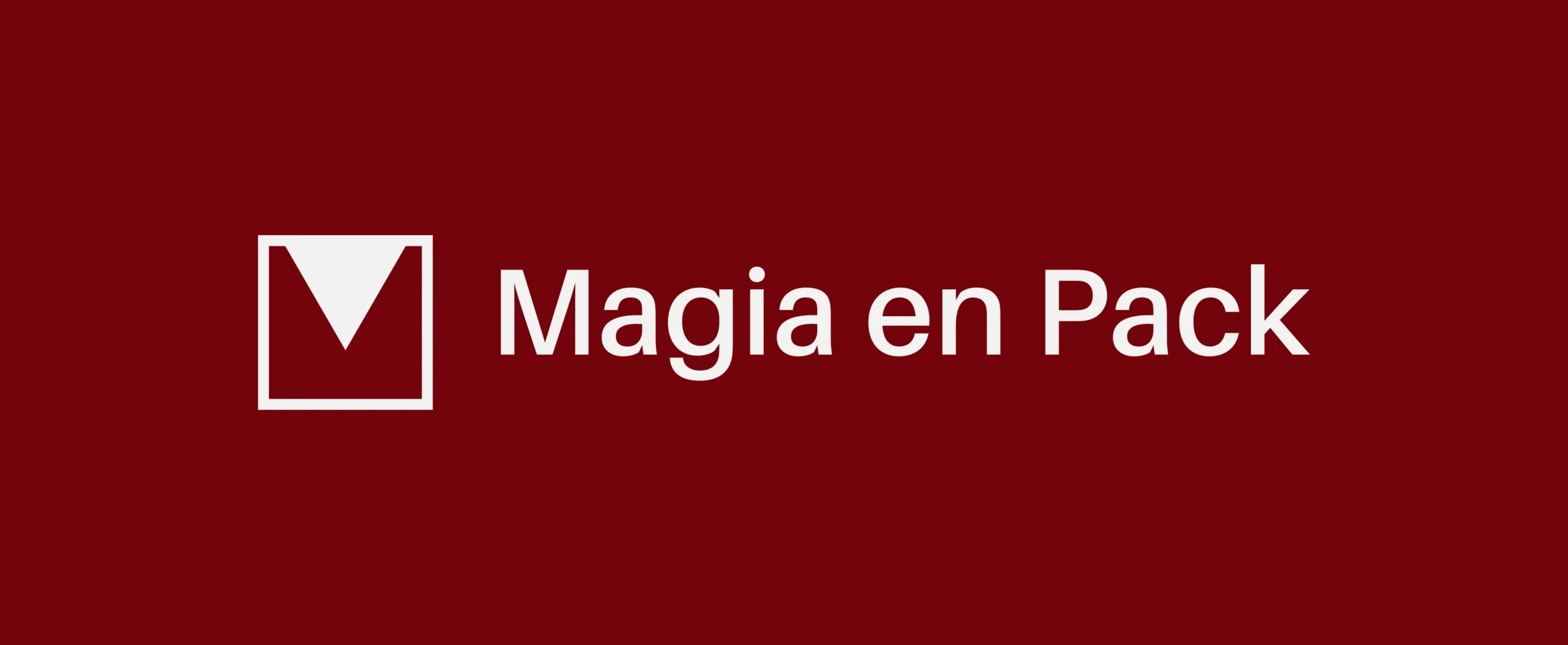 logo caja experiencia magia en pack